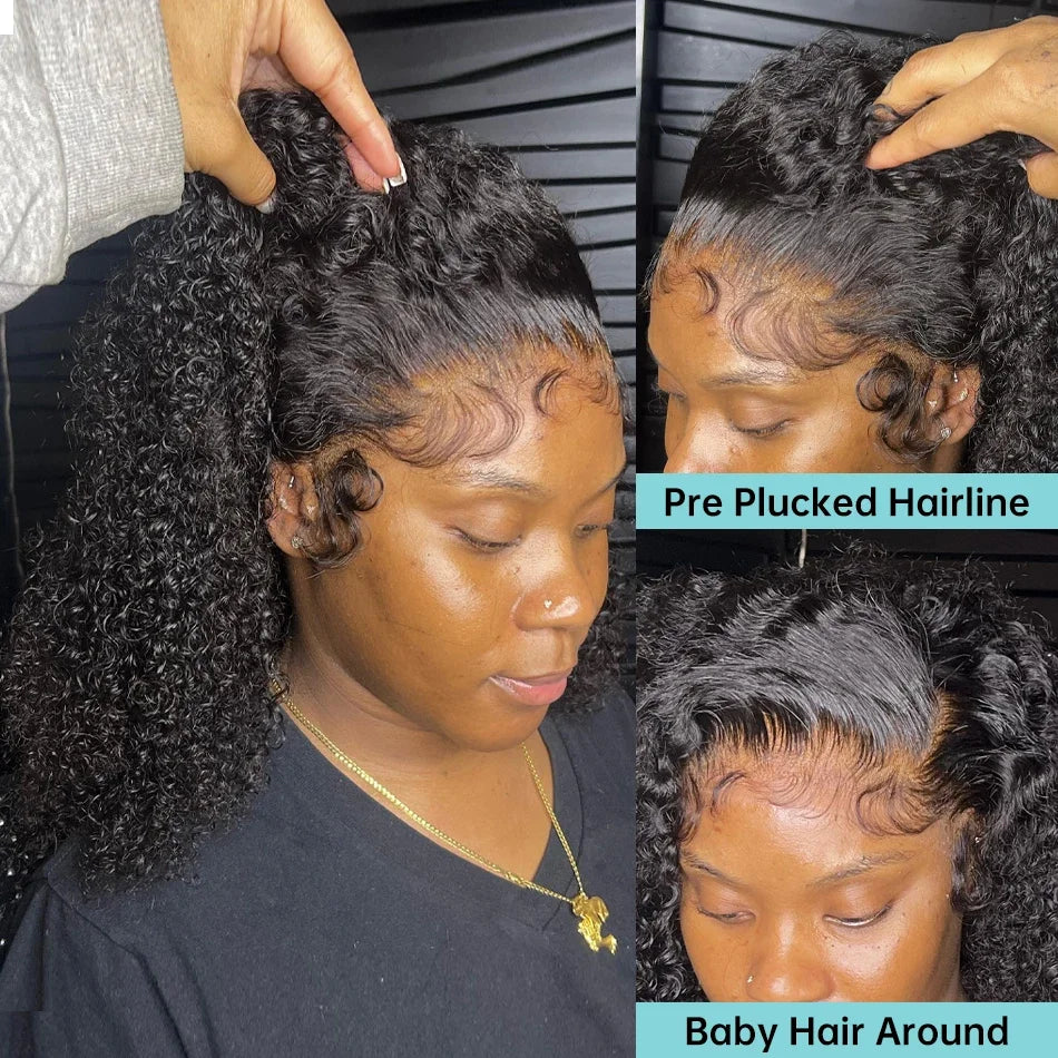 Empower Volume 250% HD Lace Wig – Brazilian Deep Wave Bob (Short, 13x4/13x6 Frontal)