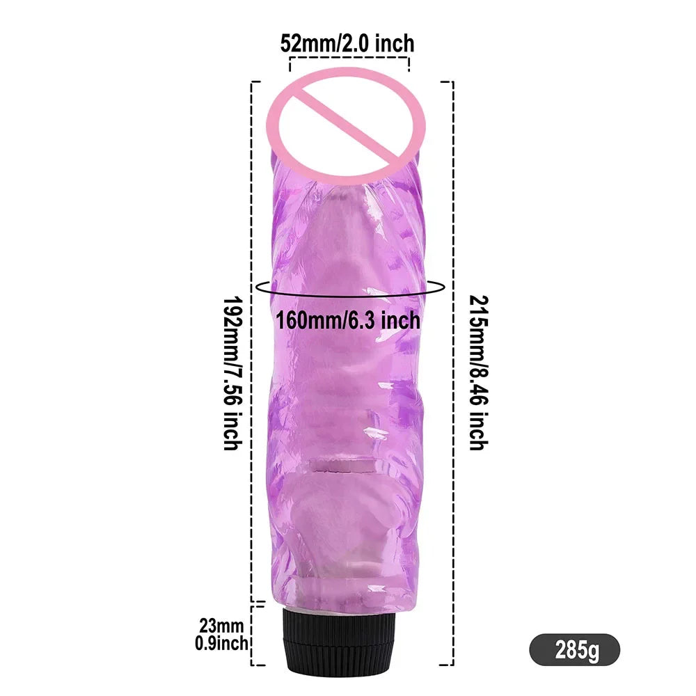 Realistic Vibrator Dildo with Inflatable Sex Pillow – Medical Silicone G-Spot Massager, Clitoral Stimulator, Adult Toy