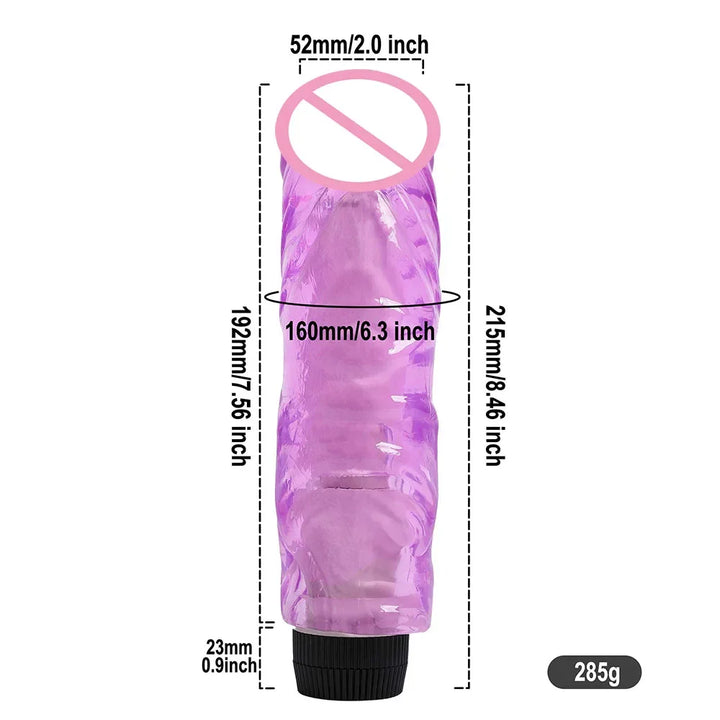 Realistic Vibrator Dildo with Inflatable Sex Pillow – Medical Silicone G-Spot Massager, Clitoral Stimulator, Adult Toy