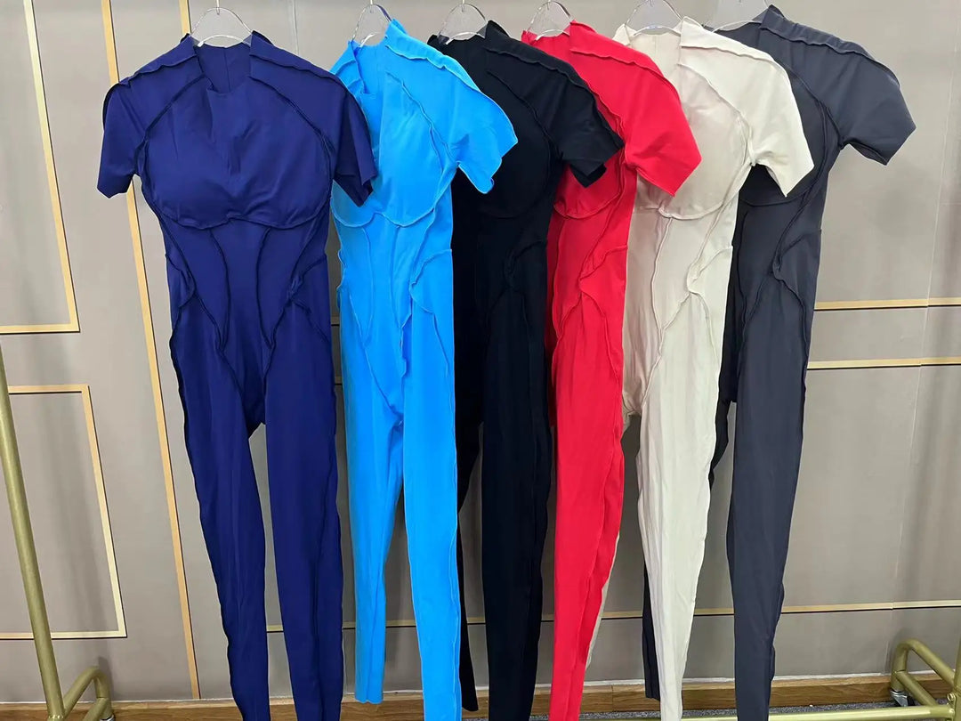 New Autumn/Winter Long-Sleeved One-Piece Yoga Jumpsuit for Women – Backless, Slim Fit Sports Outfit