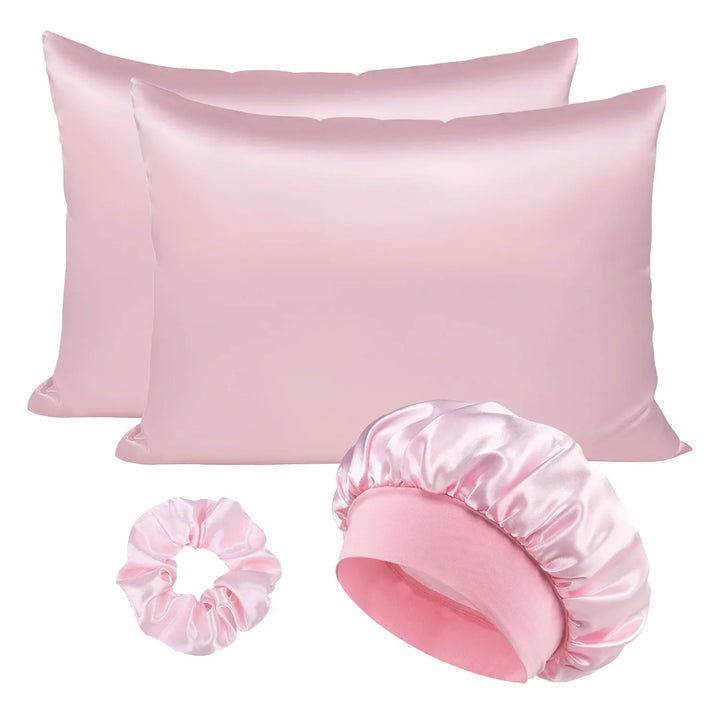 Silken Dreams 4-Piece Satin Sleep Set