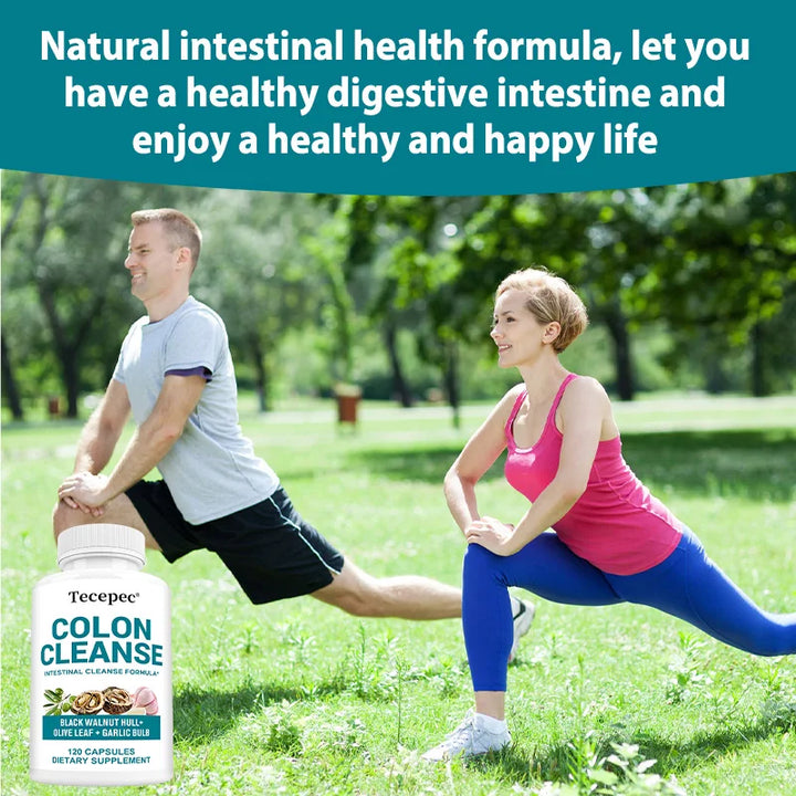 Bcuelov Colon Cleanse Detox Capsules – Supports Digestion, Intestinal Health & Metabolism – 120 Natural Capsules