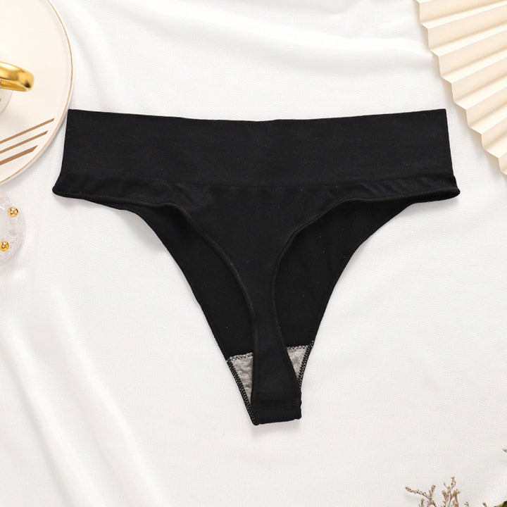 Seamless Breathable High-Rise Thong – Ultra-Comfortable Invisible Panties for Women