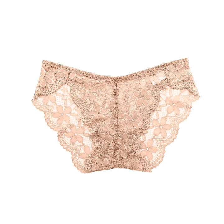 Sexy Lace Breathable Panties – Soft Transparent Mid-Rise Briefs for Women