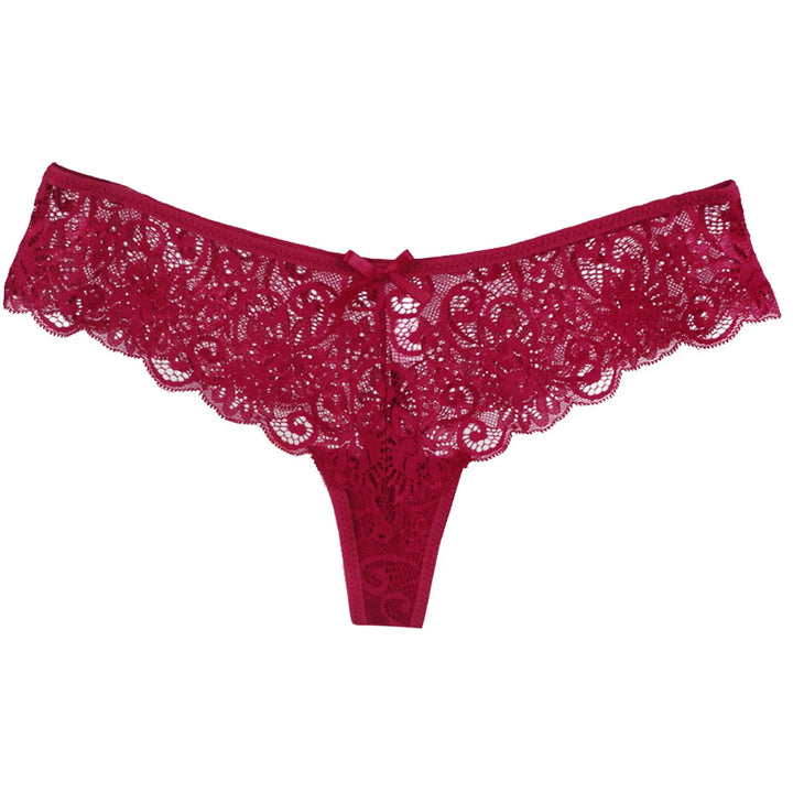 Whisper Lace Seamless G-String – Low Waist Mesh Thong for Women