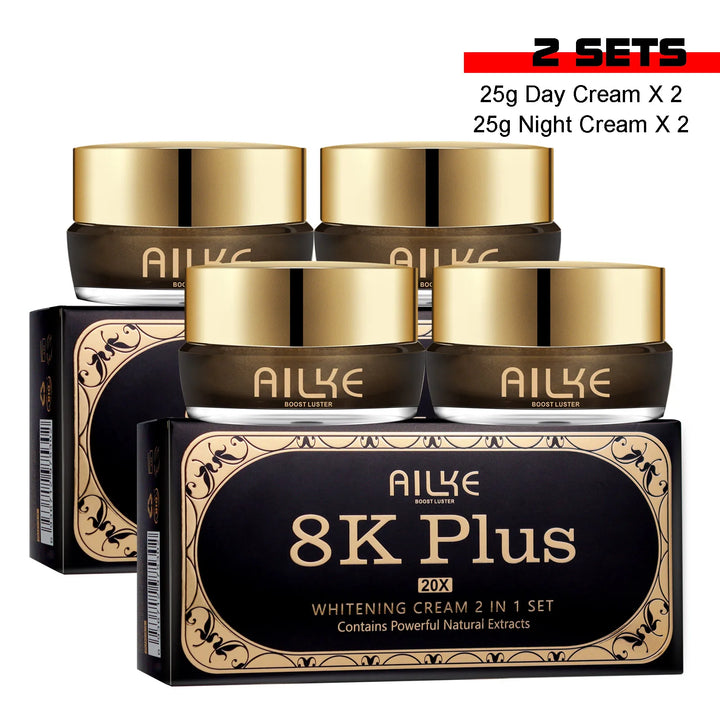 EmpowerEase 8K+ Whitening Face Cream – Brighten, Repair & Fade Dark Spots Day & Night