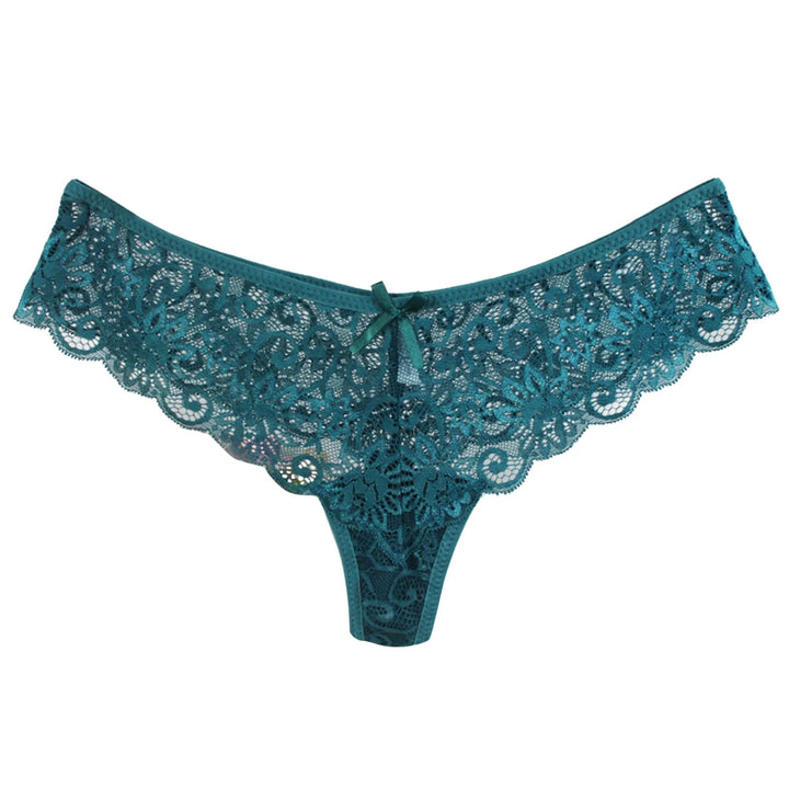 Whisper Lace Seamless G-String – Low Waist Mesh Thong for Women