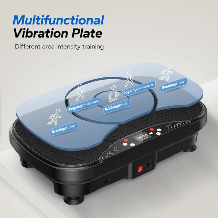 EmpowerVibe Luxe Vibration Plate with Bluetooth & LED Display