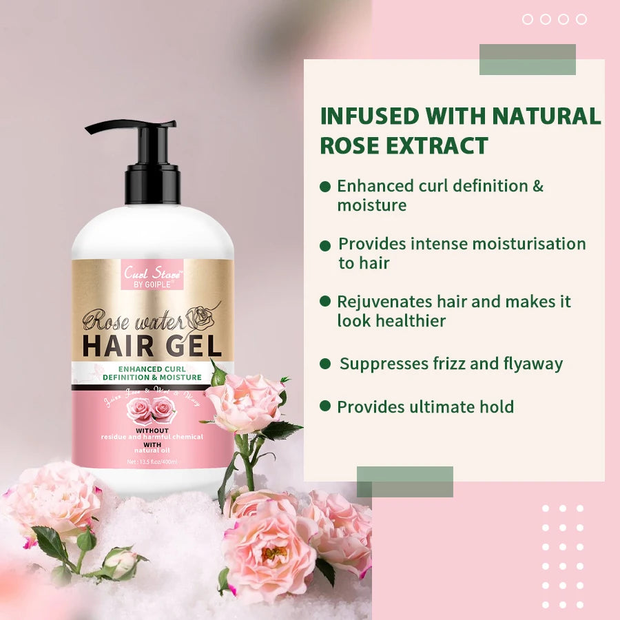 CurlMuse Defining Gel – Frizz-Free Curl Enhancer & Moisturizing Styler for Waves and Curls