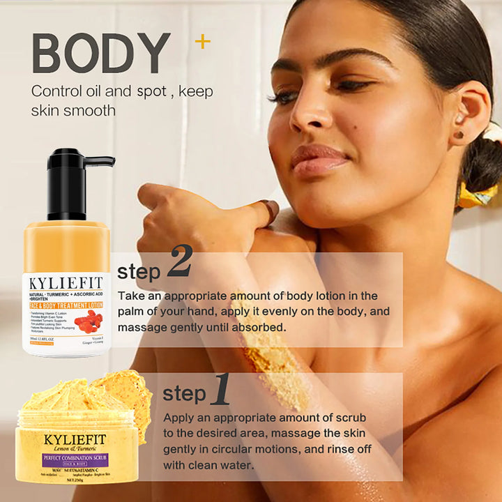 Radiance Ritual Turmeric Skincare Set – Brighten, Clear & Glow Naturally