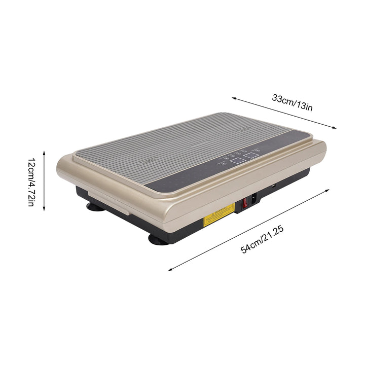 EmpowerVibe Balance+ Vibration Plate with LCD, Bluetooth & Resistance Bands