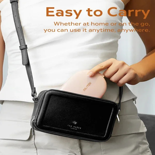 Portable Electric Heating Pad with Massage – USB Rechargeable & Adjustable Waist Bel