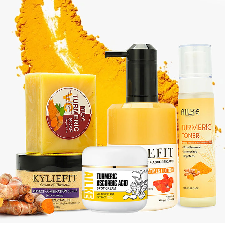 Radiance Ritual Turmeric Skincare Set – Brighten, Clear & Glow Naturally