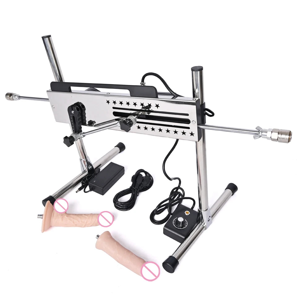 ROUGH BEAST 120W Smart Thrusting Sex Machine – APP-Controlled Pleasure Device with Vac-U-Lock Attachments & Multi-Speed Power Play