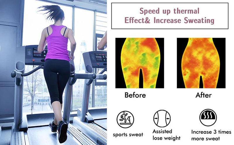MISSMOLY Hot Sweat Sauna Panties – Women’s Thermo Body Shaper Shorts