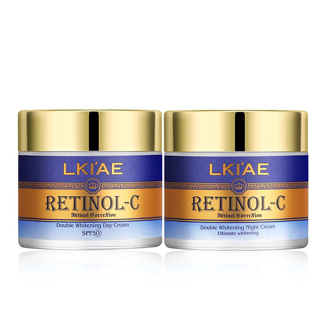 EmpowerEase Retinol-C Radiance Renewal Skincare Set – Brighten, Hydrate & Restore