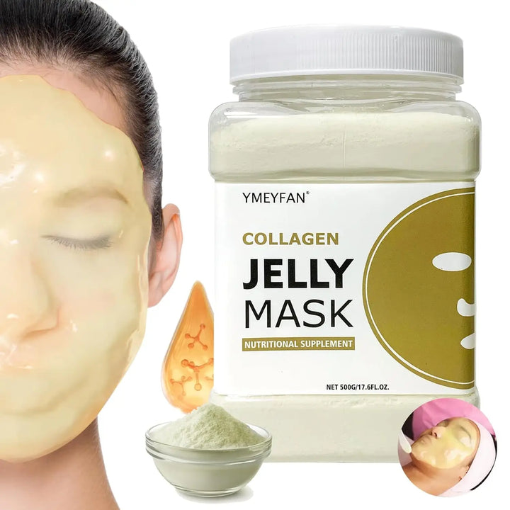 HydraGlow Jelly Mask Powder – Hyaluronic Acid Firming & Moisture Recharge (500g)
