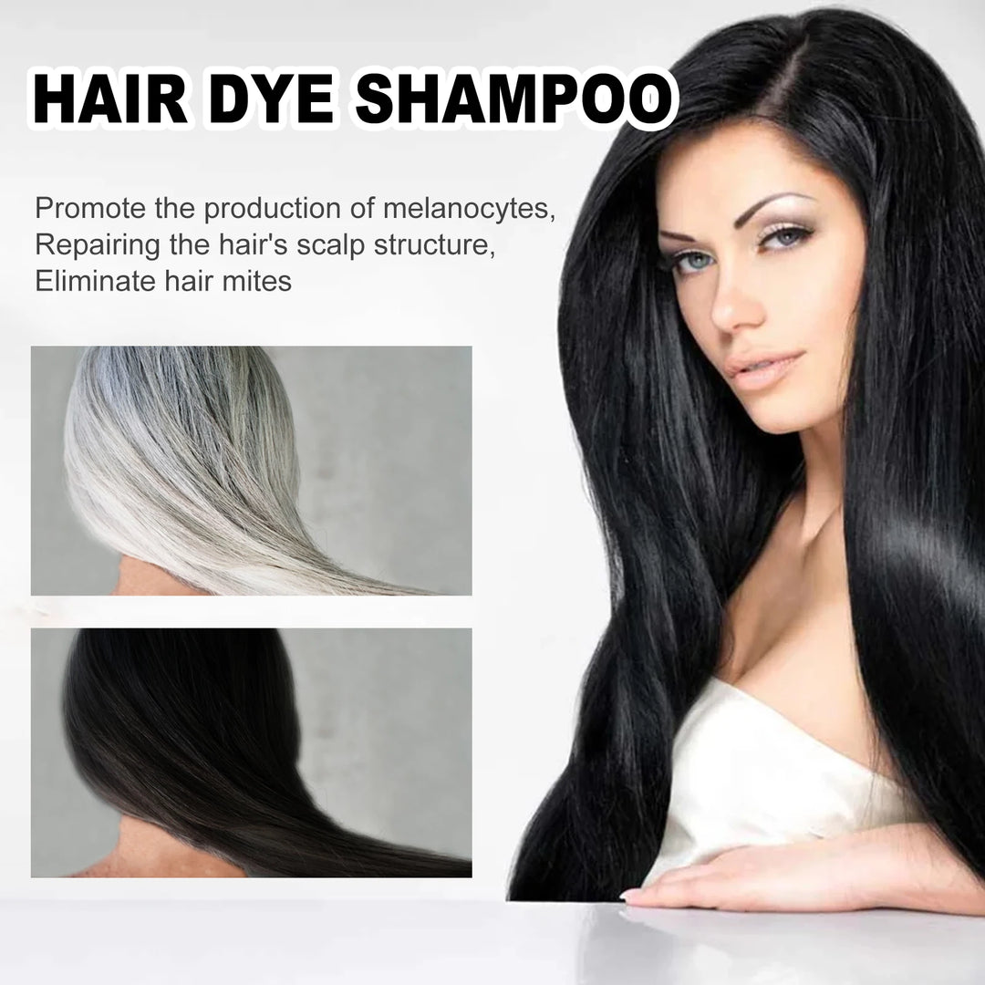100ml Natural Plant Hair Dye Shampoo 3 in 1