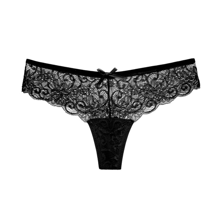 Whisper Lace Seamless G-String – Low Waist Mesh Thong for Women
