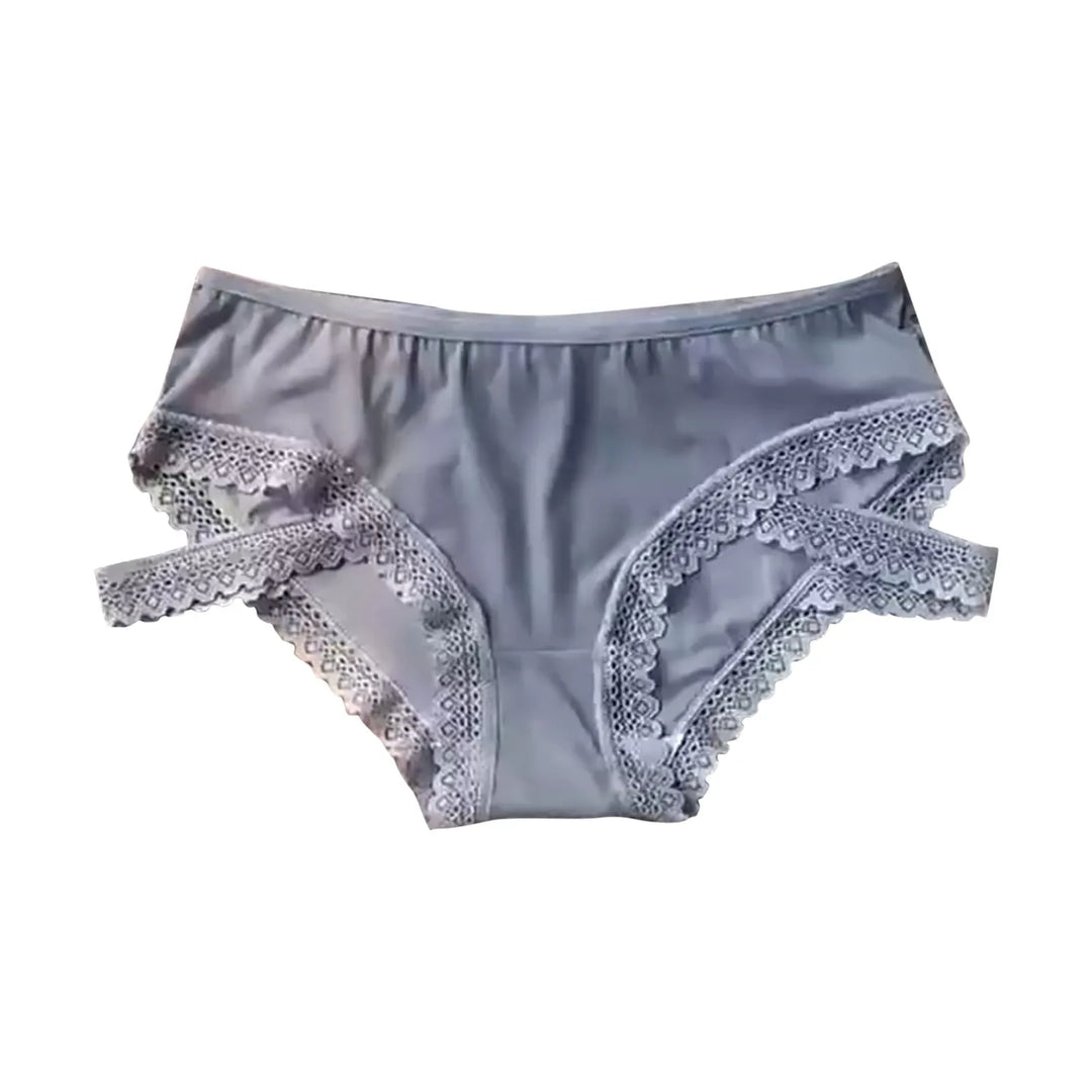 EmpowerEase Lace Splice Hollow Brief – Seamless & Sensual