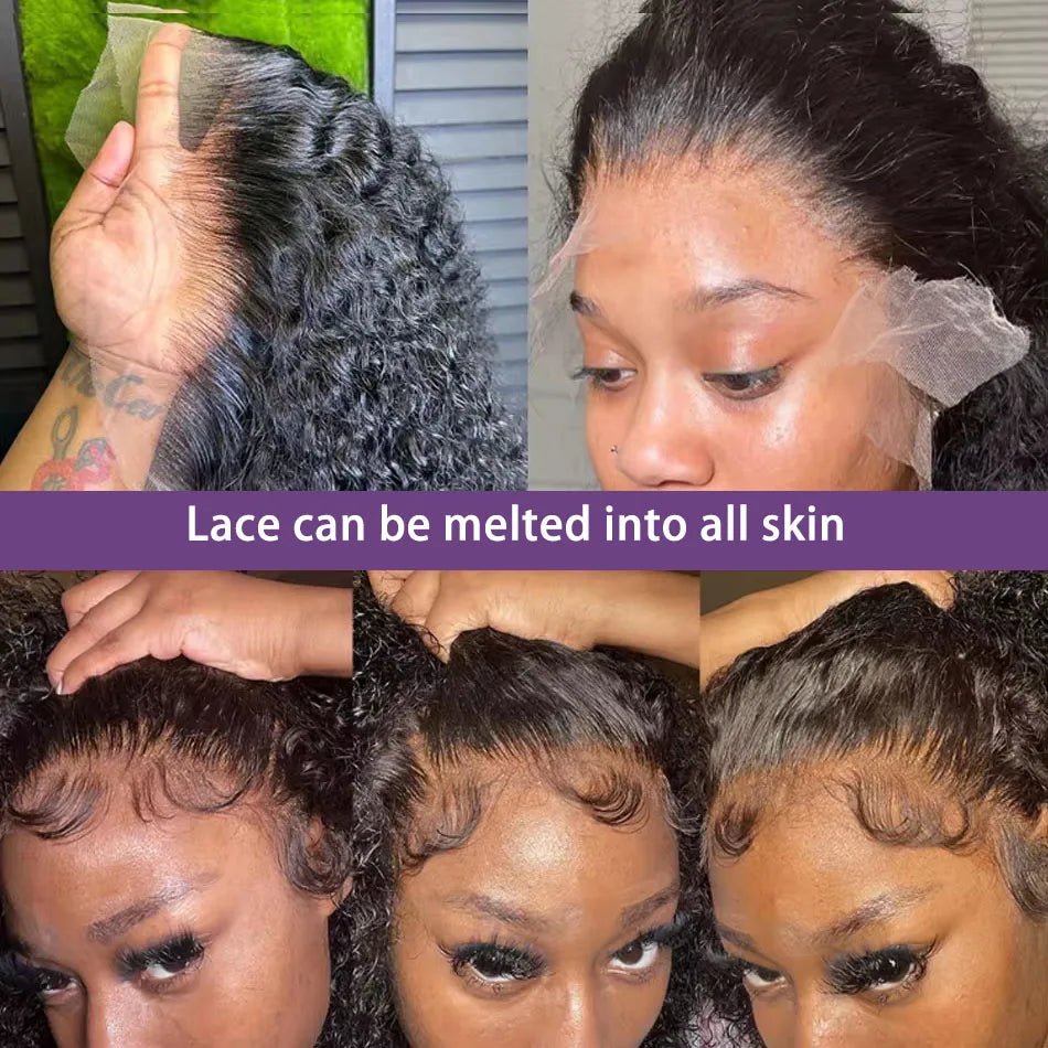 Deep Wave Luxe Bob Wig – 100% Human Hair with HD Transparent Lace