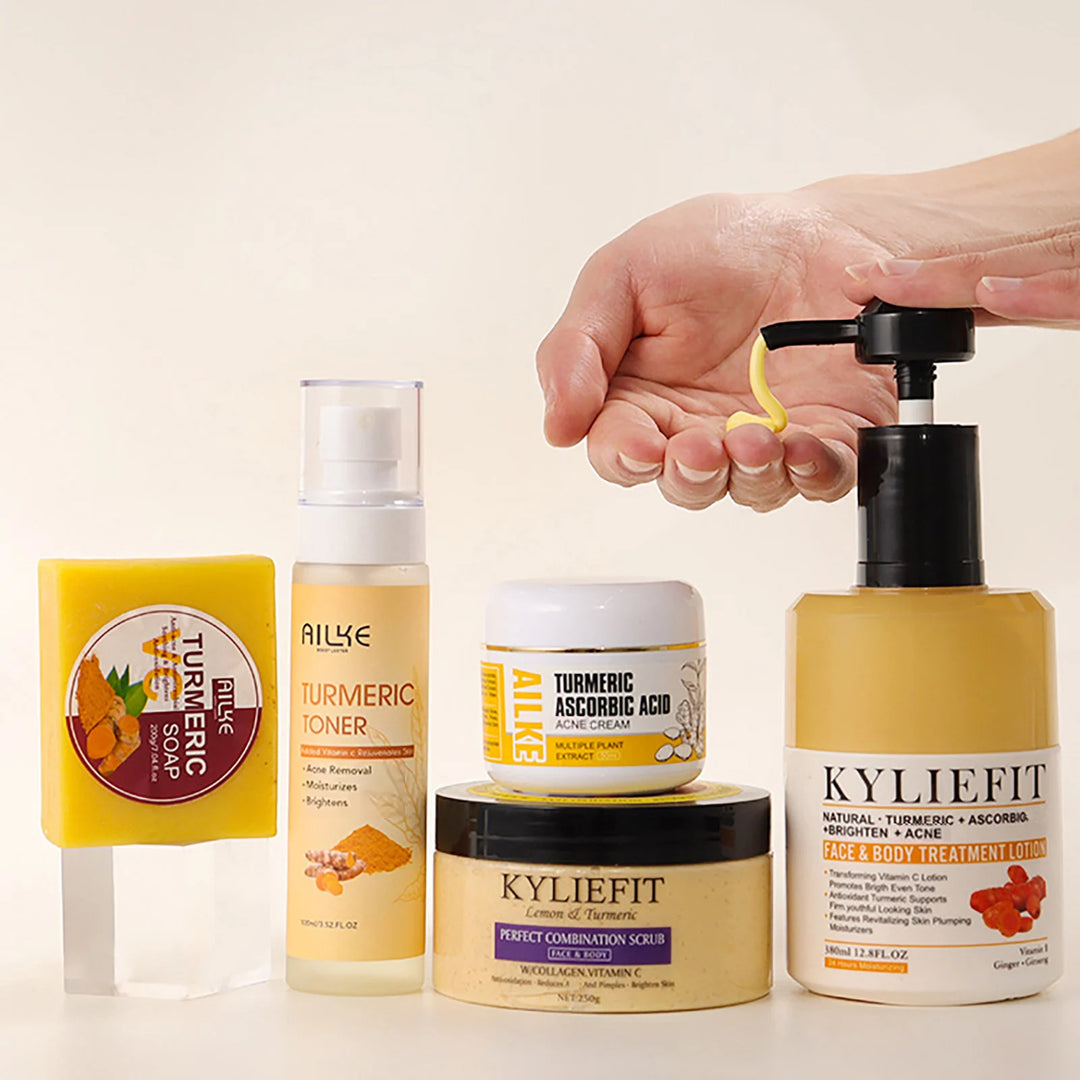 Radiance Revival Turmeric Skincare Set – Brighten, Hydrate & Even Tone