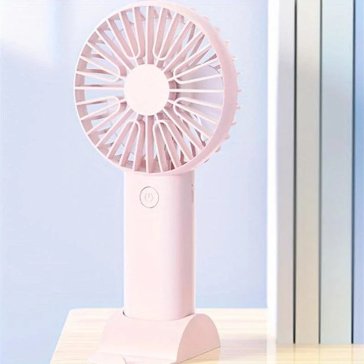 Handheld Fan Rechargeable Portable Mini USB Fan 3 Speed Mini Fan with Phone Holder Rechargeable fan Table fan Fan portable Fan