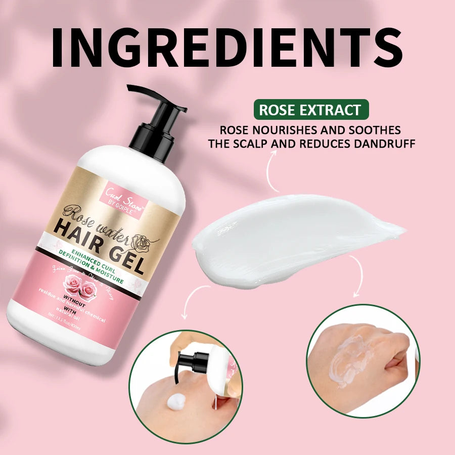 CurlMuse Defining Gel – Frizz-Free Curl Enhancer & Moisturizing Styler for Waves and Curls