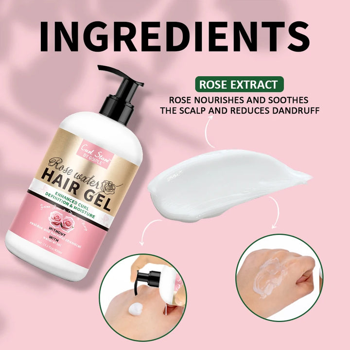 CurlMuse Defining Gel – Frizz-Free Curl Enhancer & Moisturizing Styler for Waves and Curls