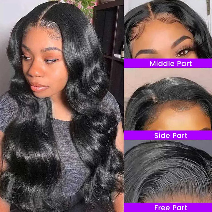 Empower Length 36" Body Wave HD Lace Wig – Brazilian Human Hair, 180% Density