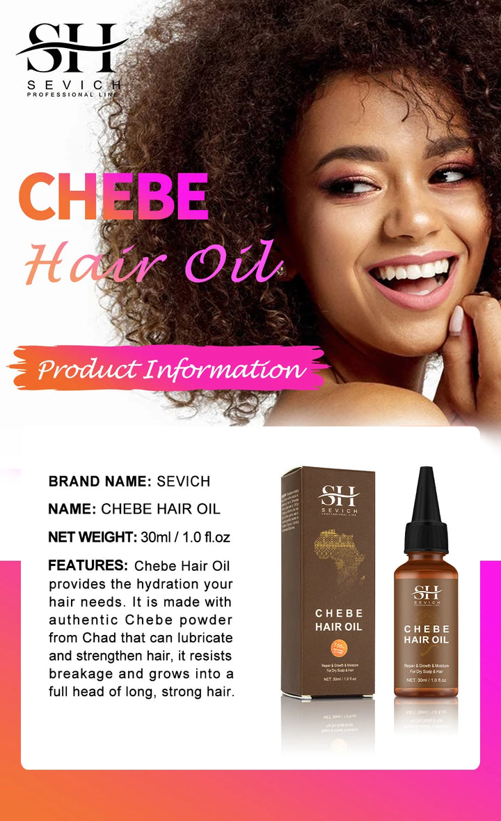Chebe PowerGrow Hair Revival Set – Anti-Breakage & Fast Growth Oil for Thicker, Stronger Hair