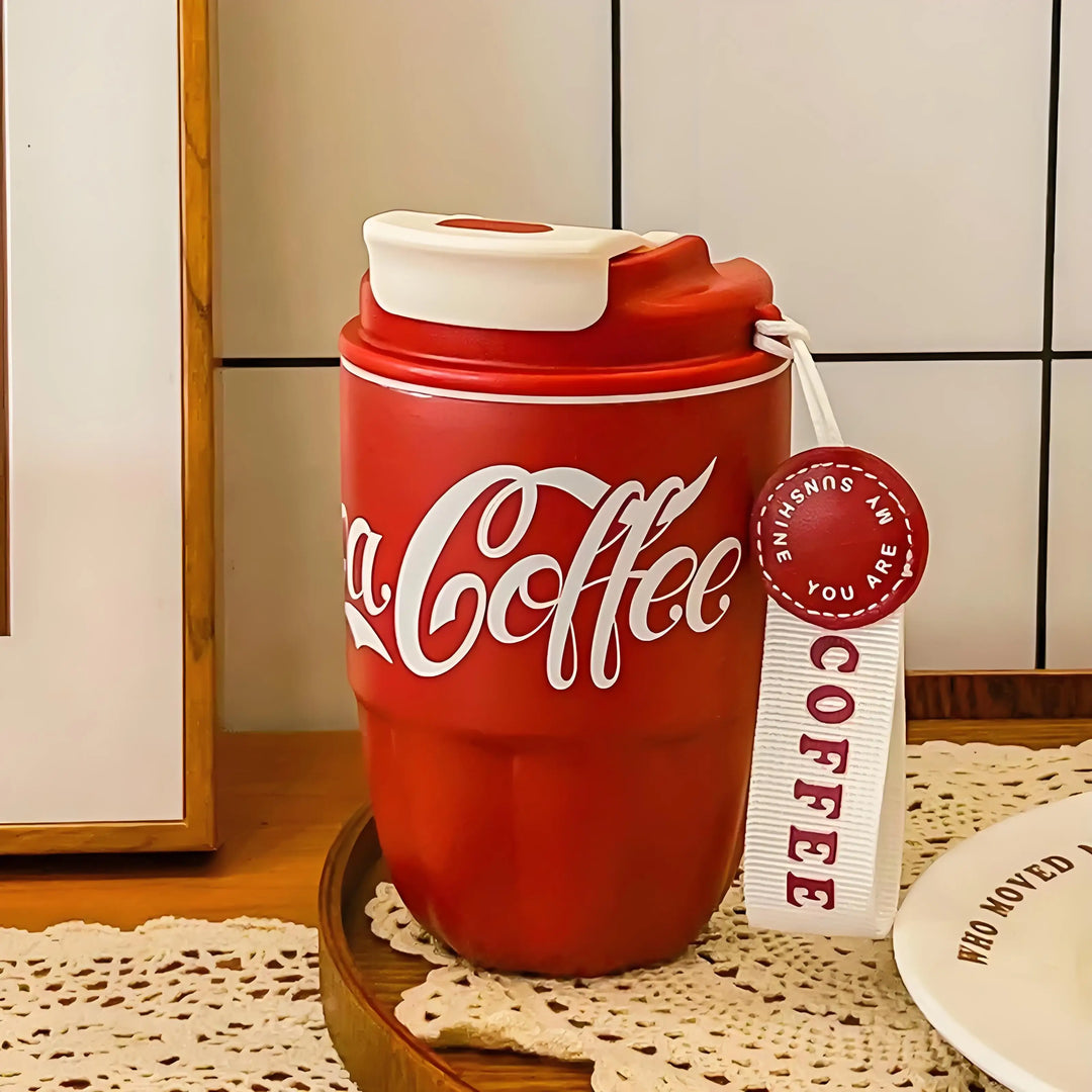 Power Sip Luxe Travel Tumbler – Stainless Steel Dual-Lid Insulated Bottle