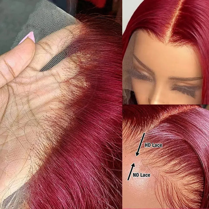 Radiance Lace Bob – 13x4 Straight Human Hair Wig in Luxe Color Options