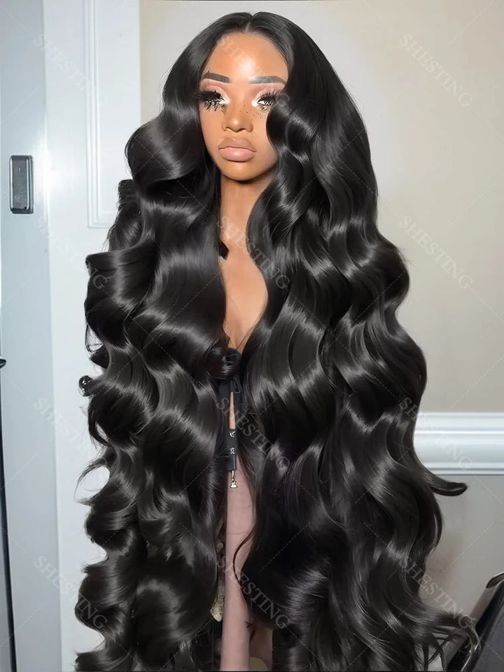 Water Wave Lace Front Wig – HD Transparent Lace, 200% Density, Glueless Fit