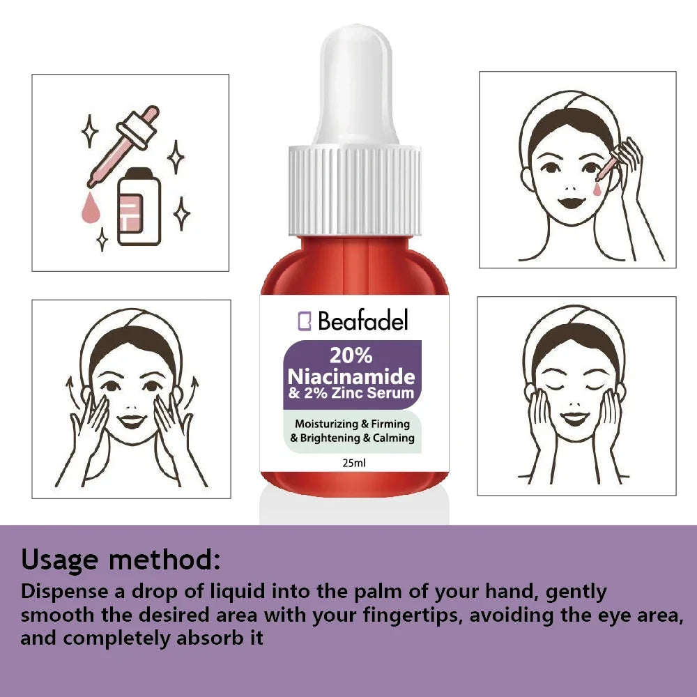 EmpowerEase 20% Niacinamide Brightening Serum – Fade Dark Spots, Shrink Pores & Hydrate Skin