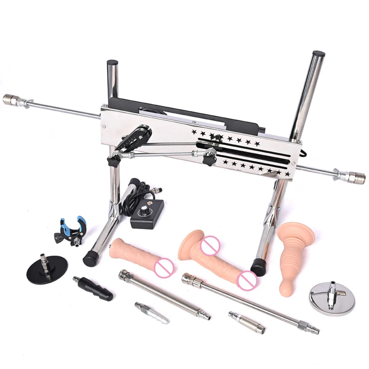 ROUGH BEAST 120W Smart Thrusting Sex Machine – APP-Controlled Pleasure Device with Vac-U-Lock Attachments & Multi-Speed Power Play