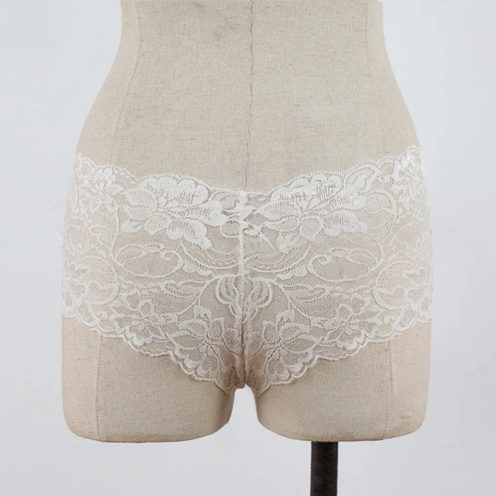 EmpowerEase Floral Lace Sheer Brief – Seamless, Soft & Seductive