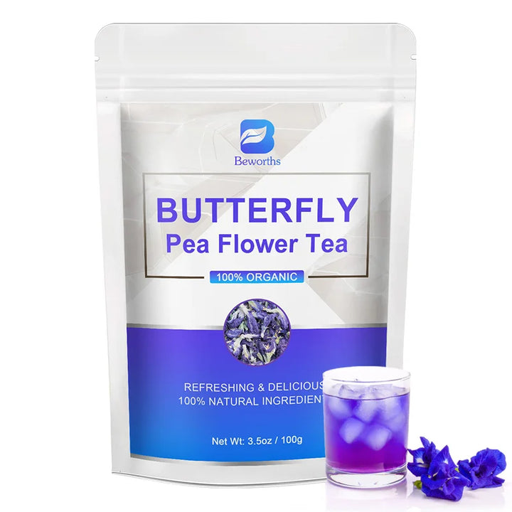 EmpowerEase Butterfly Herb Beauty & Immunity Powder – 100% Natural, 50g