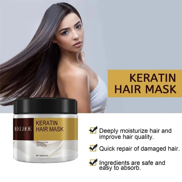 Keratin Rescue Hair Mask – Smooth, Repair & Shine (1/3/5/10pcs)