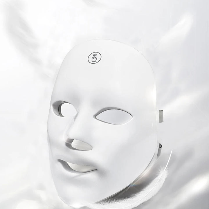 LED Skin Beauty Device – USB Rechargeable Facial Massager & Light Therapy Mask