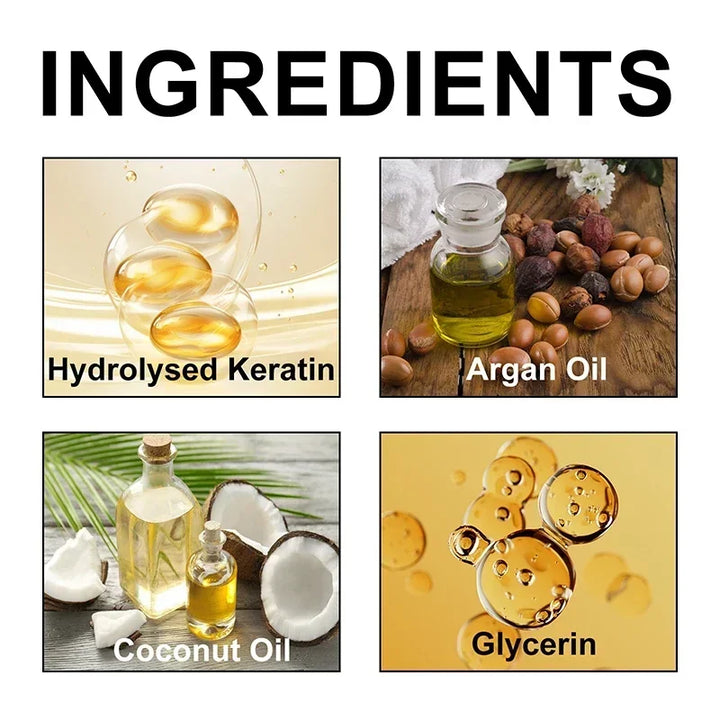 5-Second Keratin Hair Repair Mask – Deep Nourishment for Dry, Frizzy, Damaged Hair