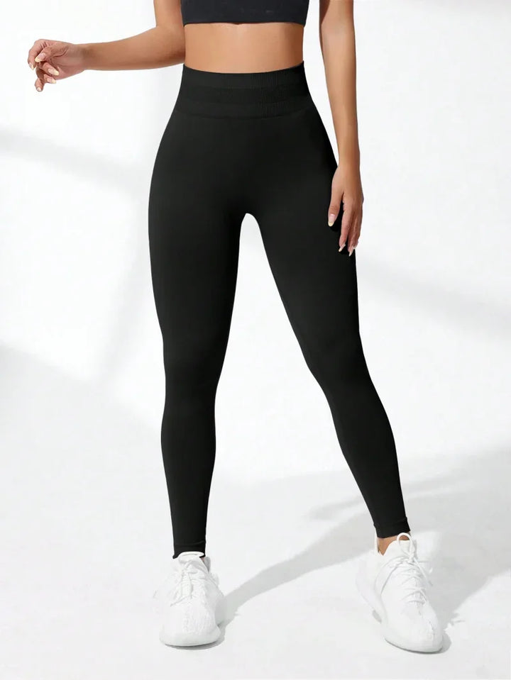 Women's Seamless High Waist Yoga Leggings – Butt Lifting, Breathable, Ankle-Length Workout Pants