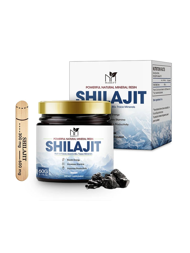 Green People Pure Himalayan Shilajit Resin – With Fulvic Acid & Trace Minerals – Energy, Immune & Antioxidant Support – 60g