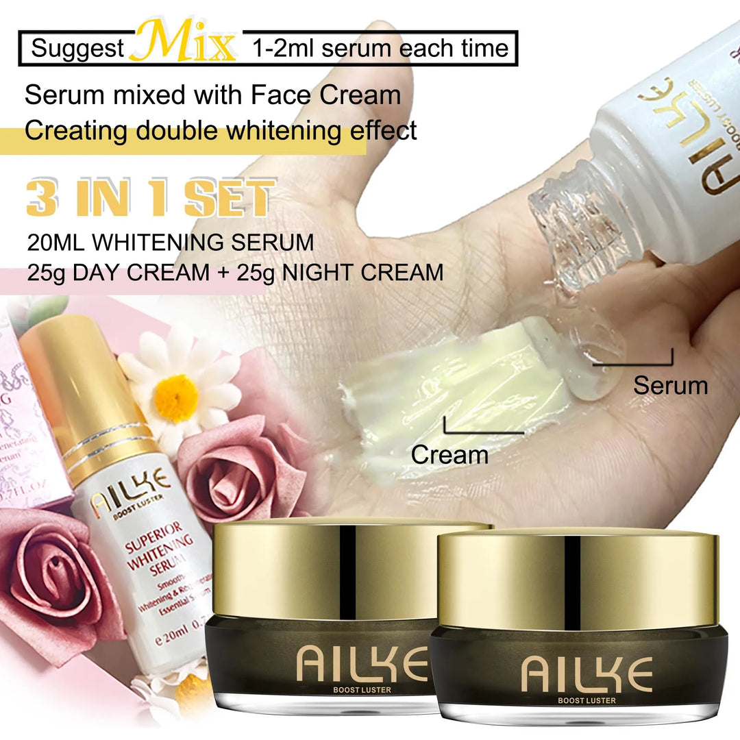 EmpowerEase 8K+ Whitening Face Cream – Brighten, Repair & Fade Dark Spots Day & Night