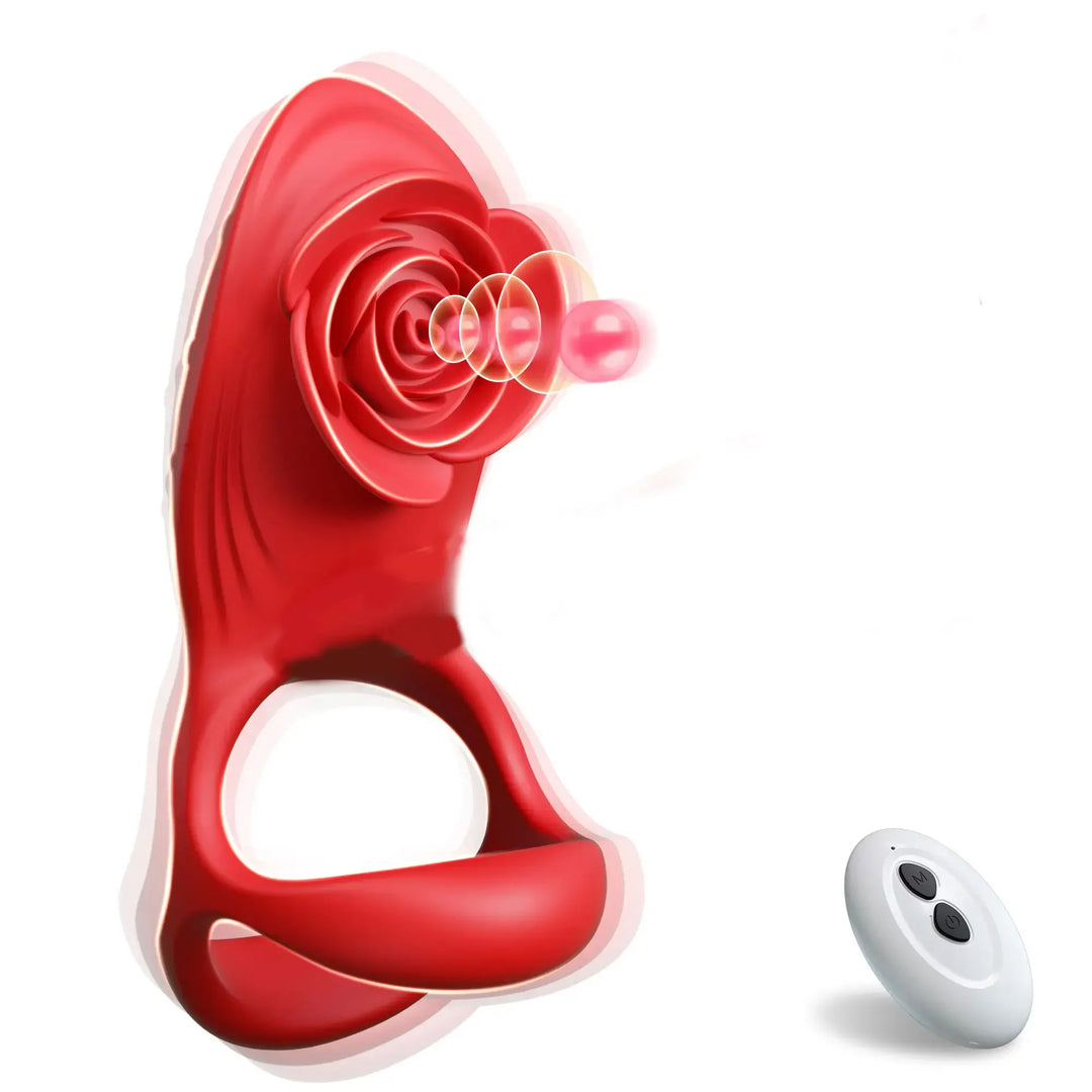 Vibrating Cock Ring Penis Sleeve Vibrator G spot Clitoral Stimulator