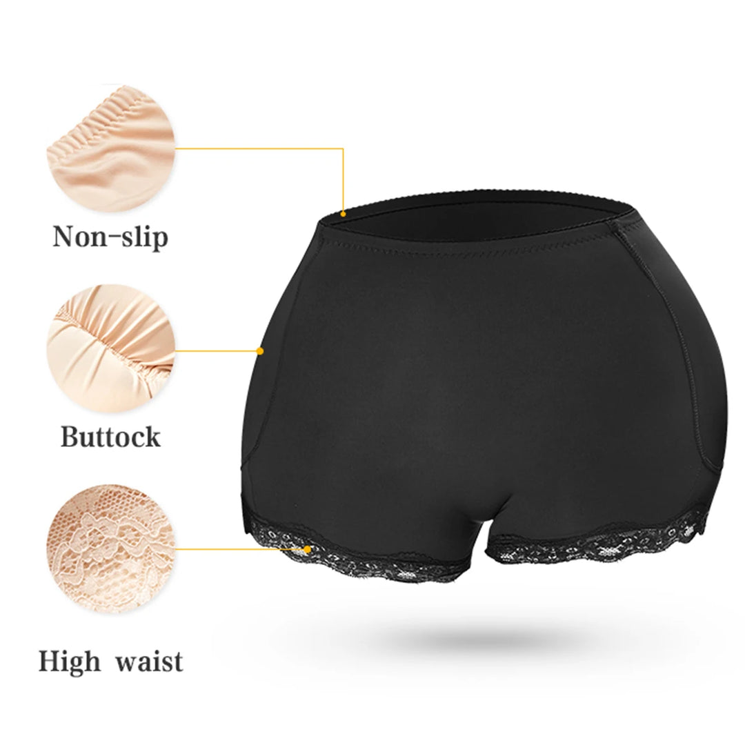 Padded Butt & Hip Shapewear for Women – Butt Lifter Panty with Removable Pads