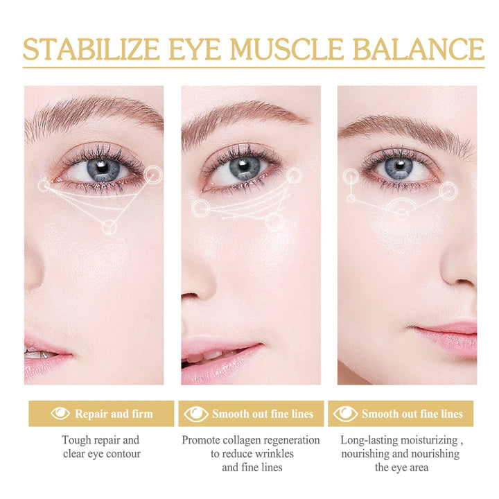 EmpowerEase 24K Gold Collagen Eye Mask – Brighten, Firm & Revive
