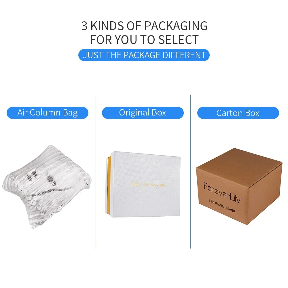 7-Color LED Light Therapy Mask with Neck Treatment – Skin Rejuvenation, Anti-Aging, Acne Therapy & Whitening Device