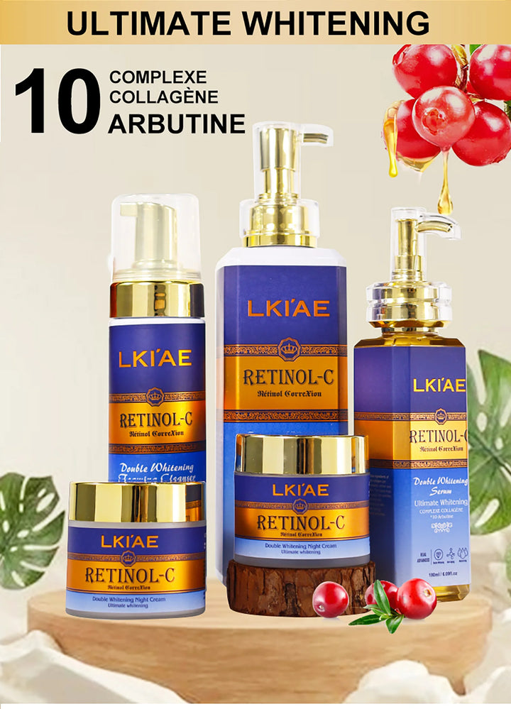 EmpowerEase Retinol-C Radiance Renewal Skincare Set – Brighten, Hydrate & Restore