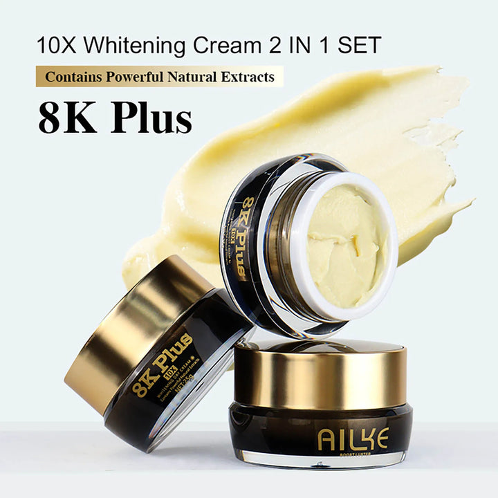 EmpowerEase 8K+ Whitening Face Cream – Brighten, Repair & Fade Dark Spots Day & Night